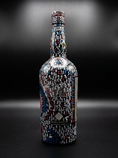 Black Market 750ml bottle detail shot — product imagery — Black Market